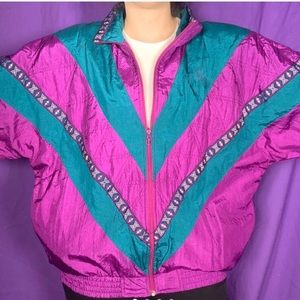 Vintage 90s Lavon Multicolored Windbreaker